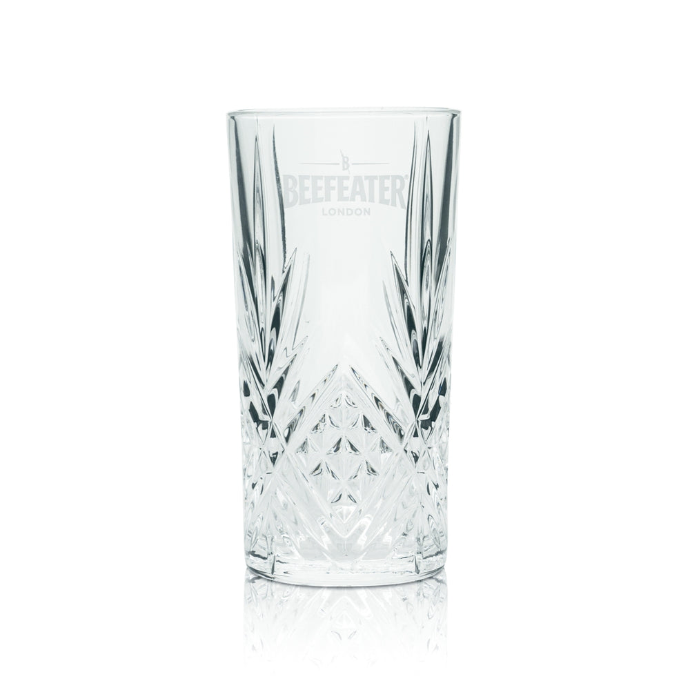 Beefeater Gin Glass 0,3l Longdrink Relief Glasses Cocktail Contour Crystal Gastro