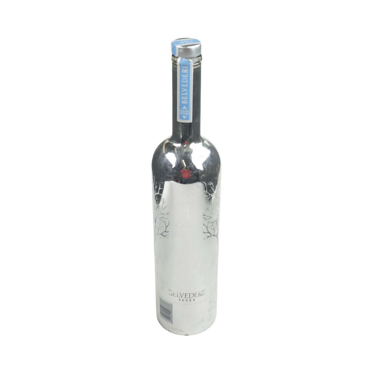 Belvedere Show Bottle !Empty! butelka Deco 1,75 l srebrna bez używanego paska LED – Widok 2