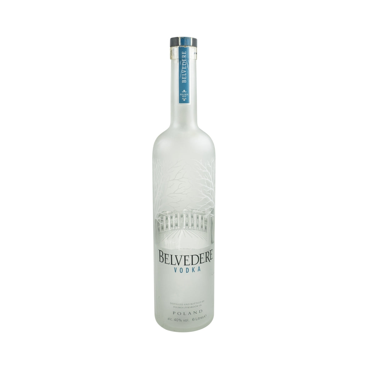 Belvedere Show Bottle !Empty! 6L Podświetlana butelka LED Butelka Deco Używana