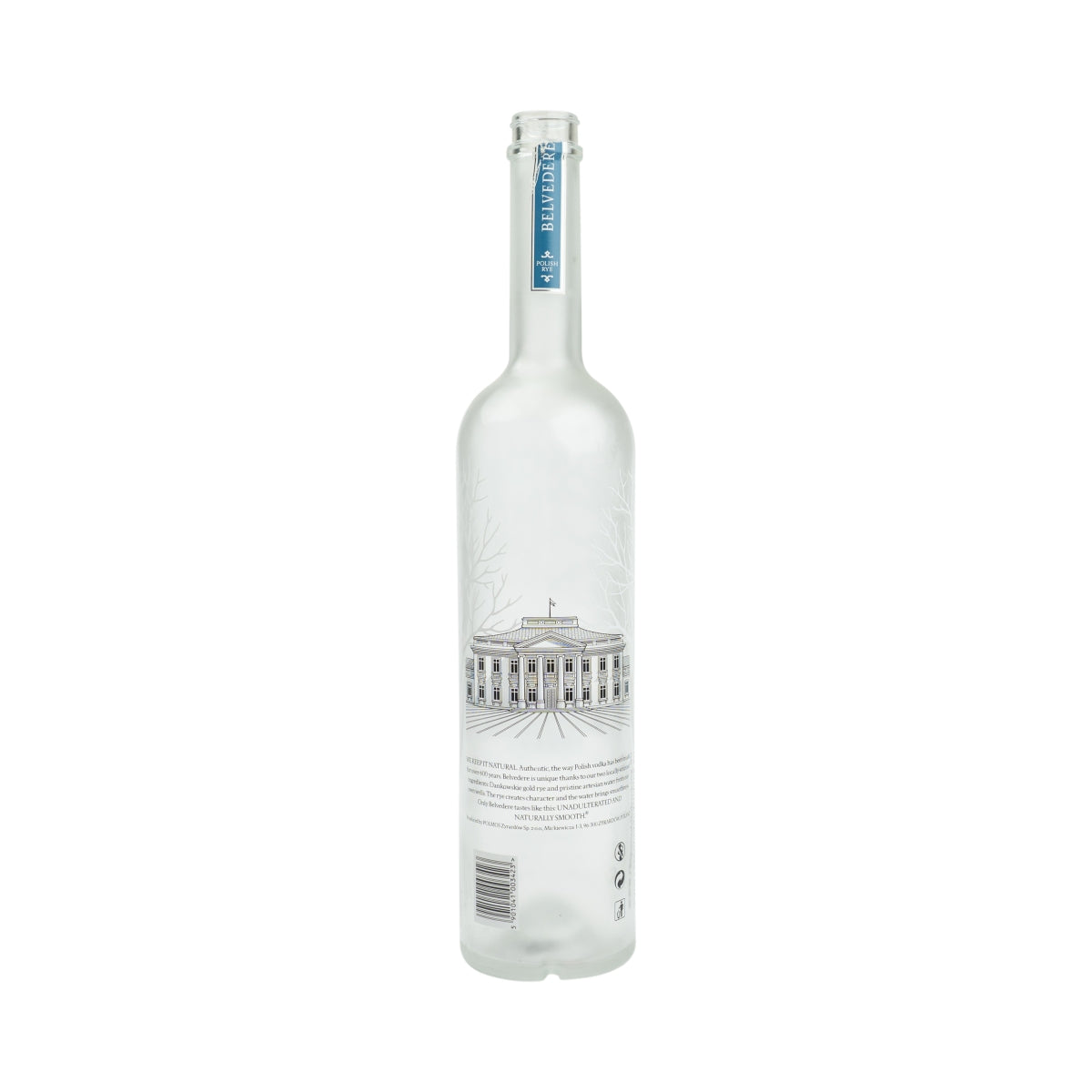 Pusta butelka Belvedere Vodka 1,75l z lampką dekoracyjną LED Pusta butelka barowa – Widok 3