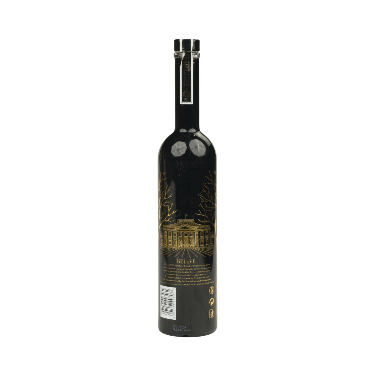 Belvedere Vodka butelka 0,7l EMPTY "Unfiltered" używana Deco Display EMPTY – Widok 3