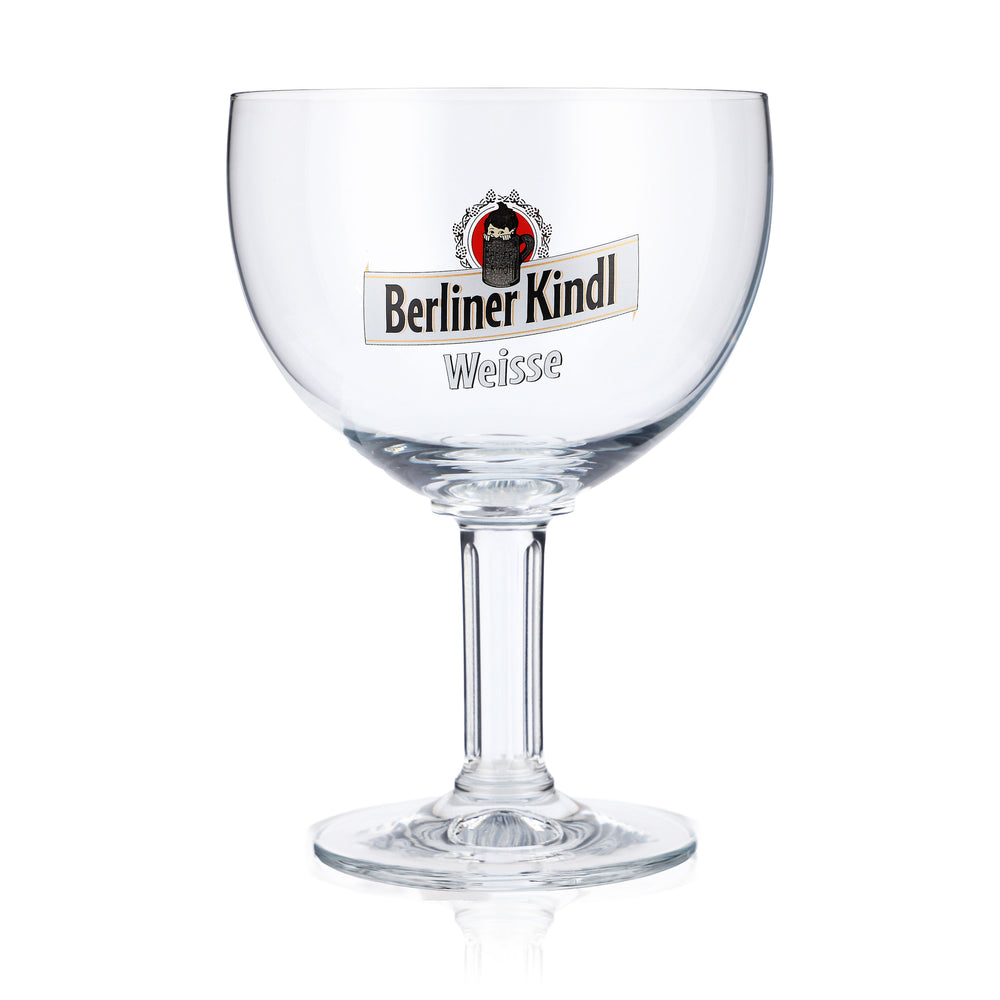 Szklanki do piwa Berliner Kindl 0,3 l, biały napis Ritzenhoff
