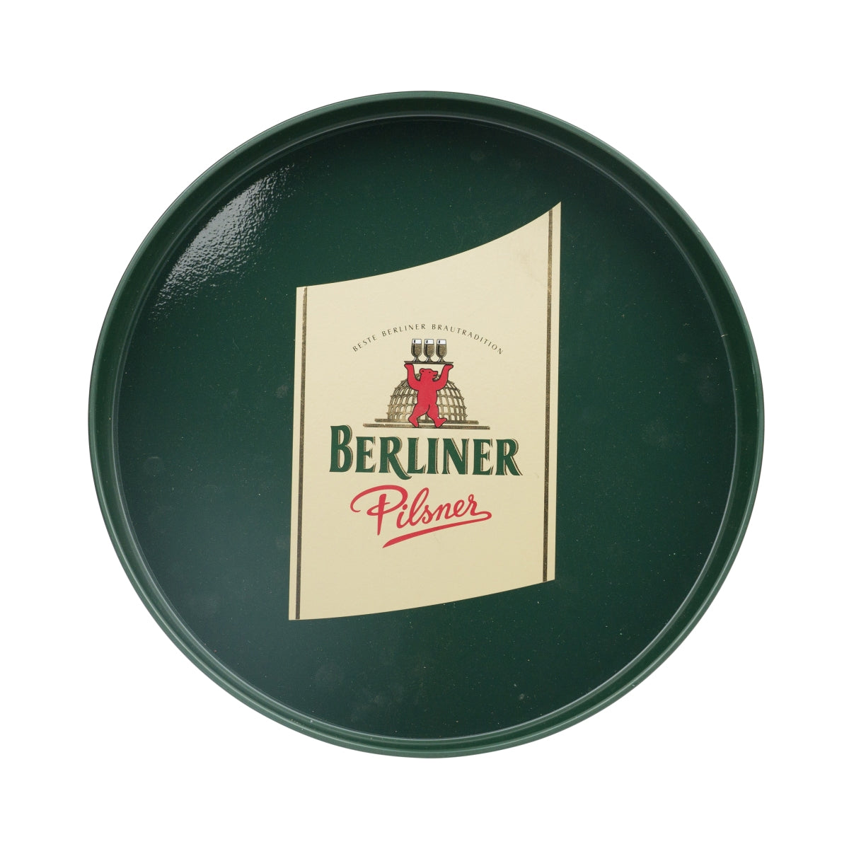 Taca na piwo Berliner Pilsner 32cm szklanki taca do serwowania gastro kelner zielony