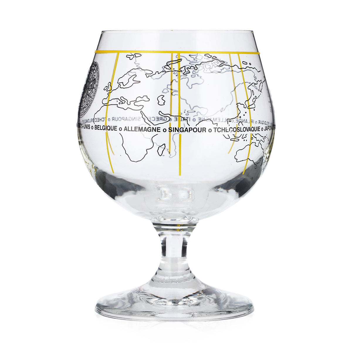 Kieliszek do piwa „Bieres du Monde” 0,25 l, puchar z mapą świata, Rastal – Widok 4
