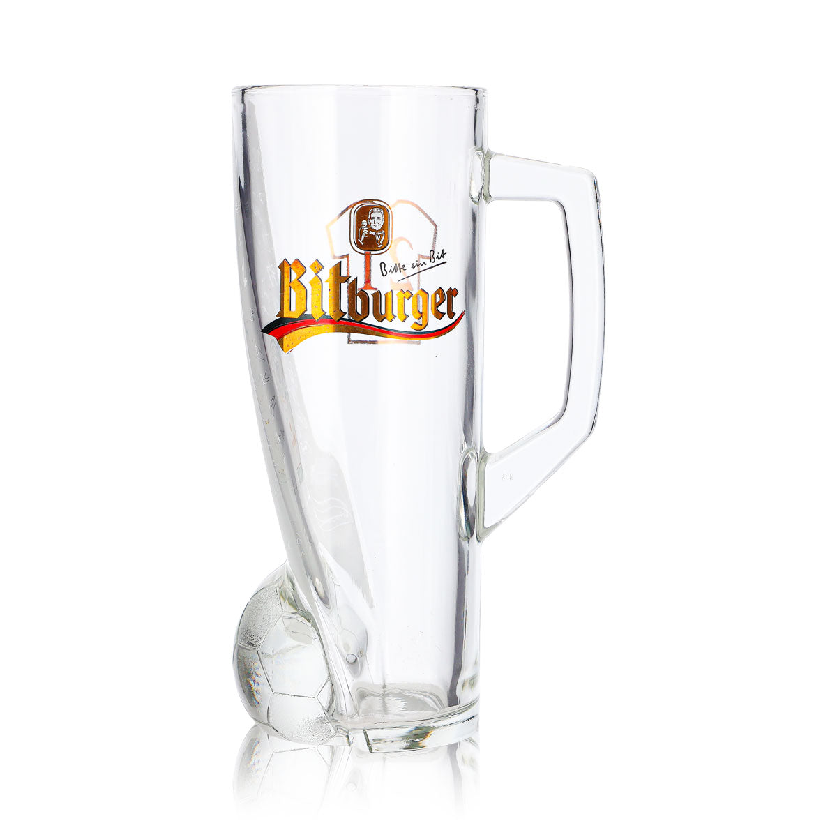 Szklanka do piwa Bitburger 0,4 l, dzbanek DFB-Premium bezalkoholowe, numer na koszulce 21 – Widok 2