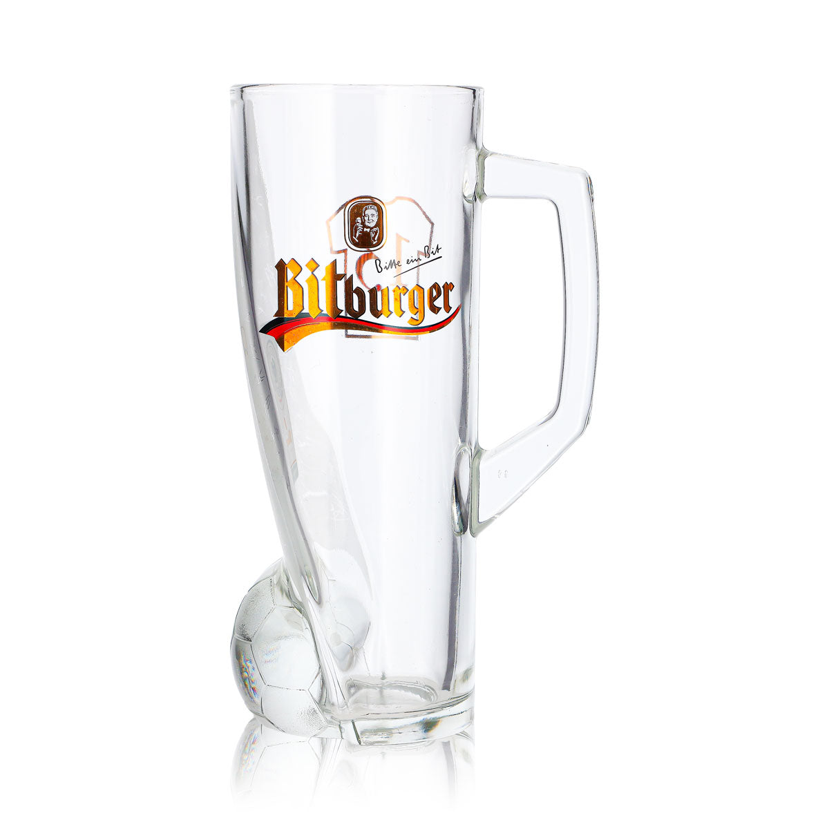 Szklanka do piwa Bitburger 0,4 l, dzbanek DFB-Premium bezalkoholowe, numer na koszulce 13 – Widok 2