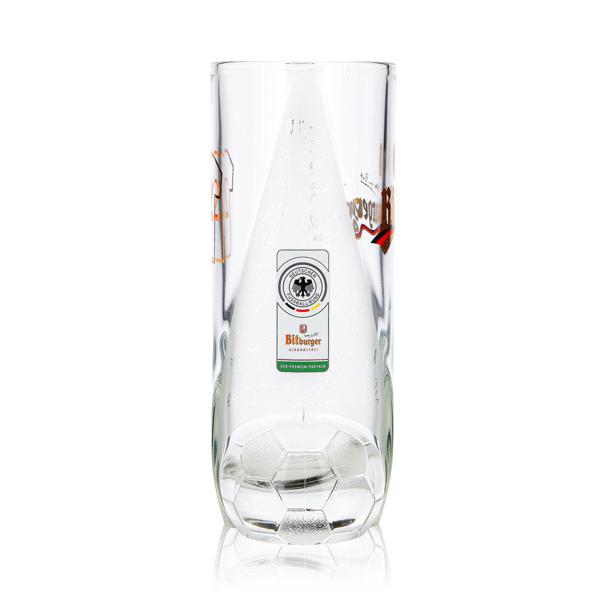 Szklanka do piwa Bitburger 0,4 l, dzbanek DFB-Premium bezalkoholowy, numer na koszulce 22 – Widok 4