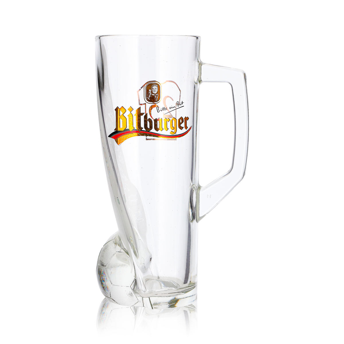 Szklanka do piwa Bitburger 0,4 l, dzbanek DFB-Premium bezalkoholowe, numer na koszulce 23 – Widok 2