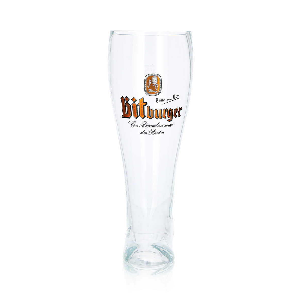 Szklanka do piwa Bitburger 2 l, model „Siefel”, kolor „Sahm”, wykończenie dębowe – Widok 2