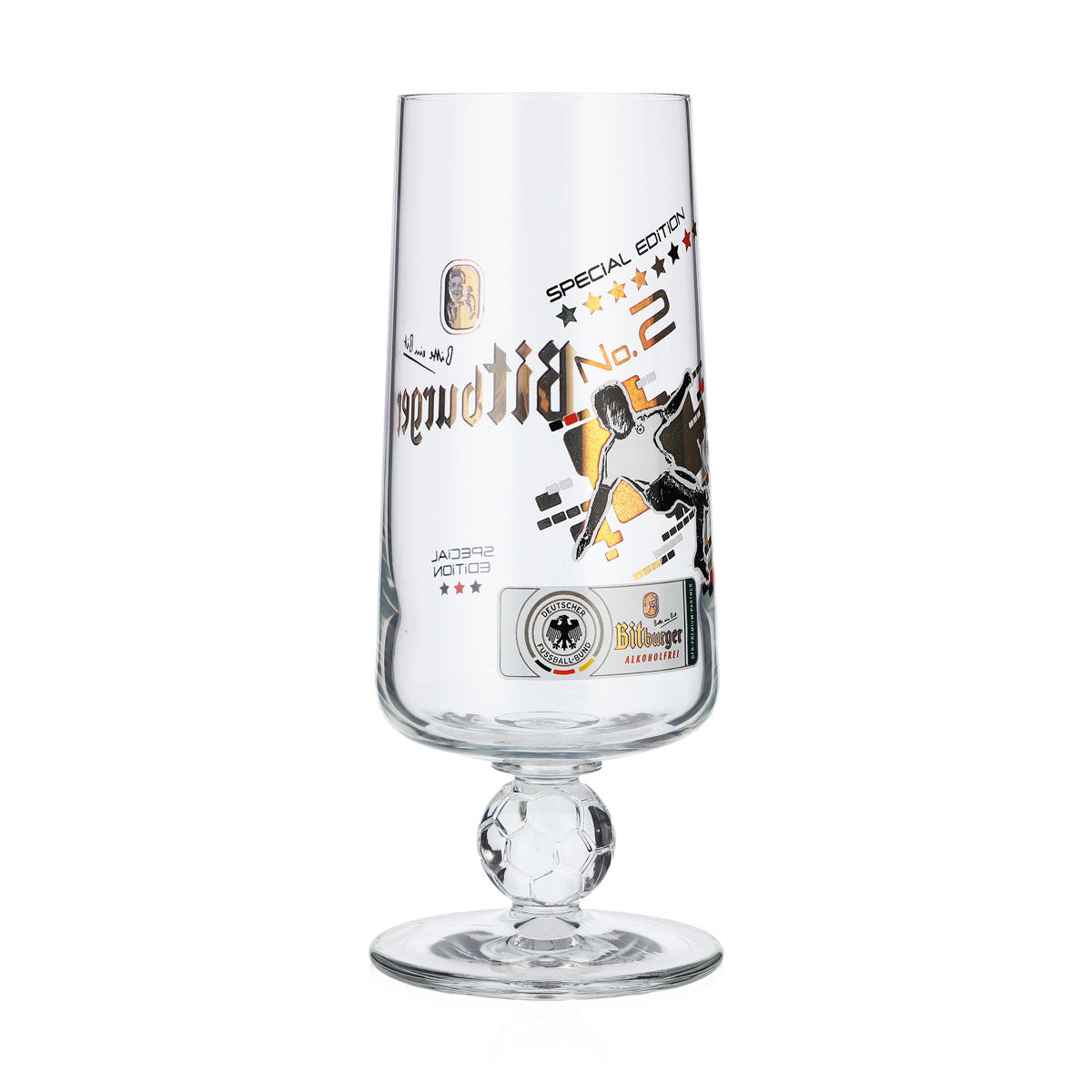 Szklanki do piwa Bitburger 0,25 l Special Edition No.2 Puchar piłkarski Tulipan – Widok 4