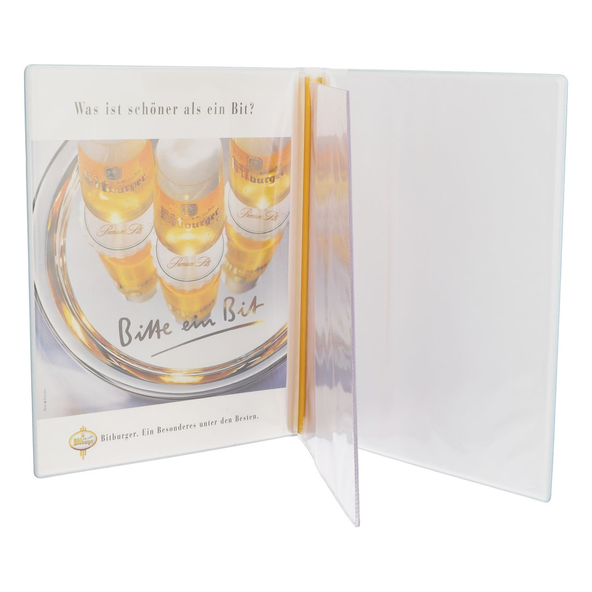 Bitburger Bier Menu Menu obiadowe Zielone 23x18 cm – Widok 3