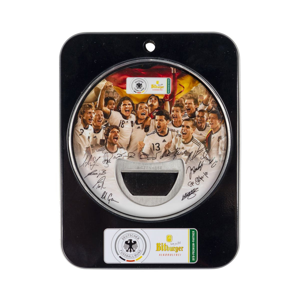 Otwieracz do butelek Bitburger, specjalna edycja kolekcjonerska narodowej drużyny piłkarskiej DFB