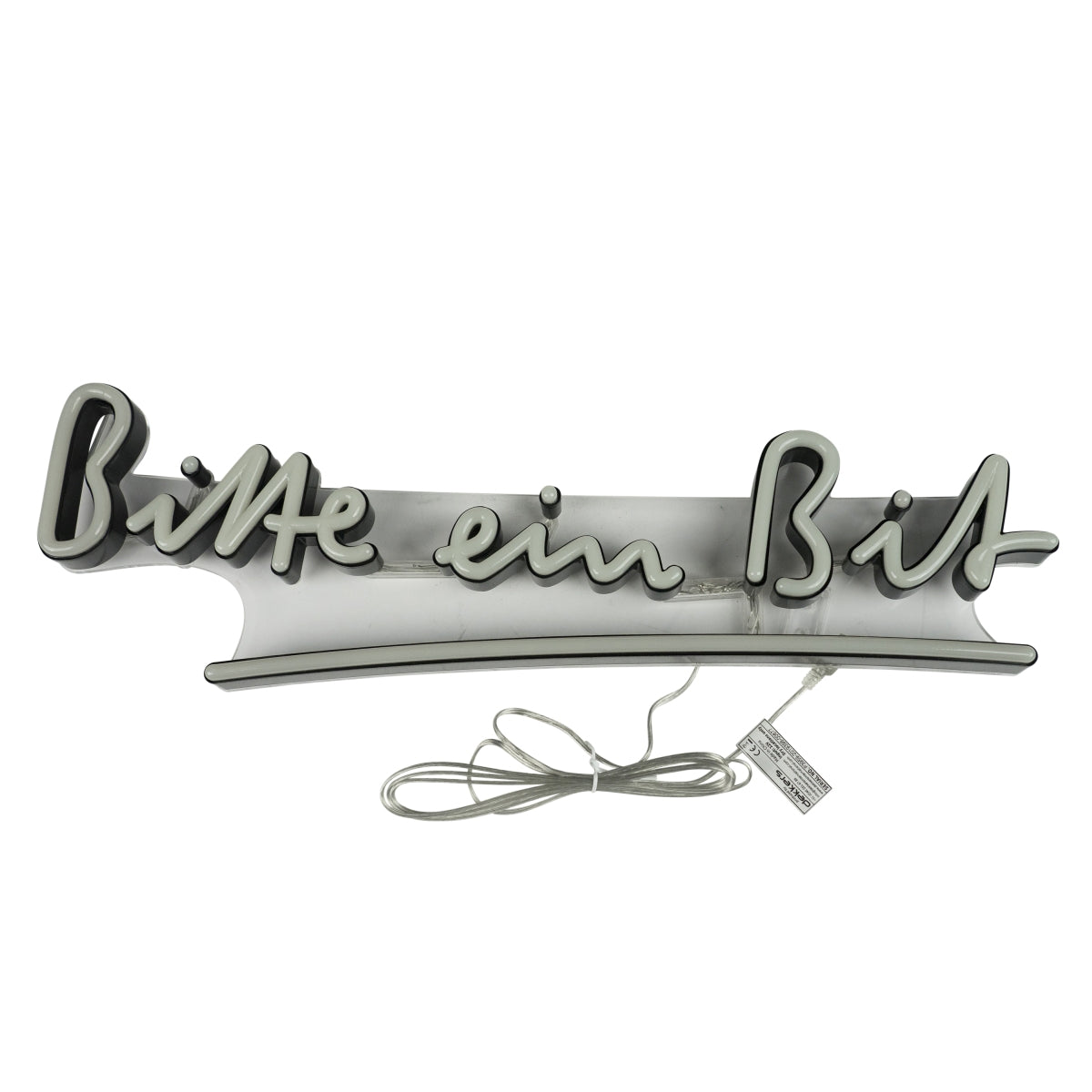 Bitburger neon LED neon 55x23,7x10cm montaż na ścianie sufit deco bar