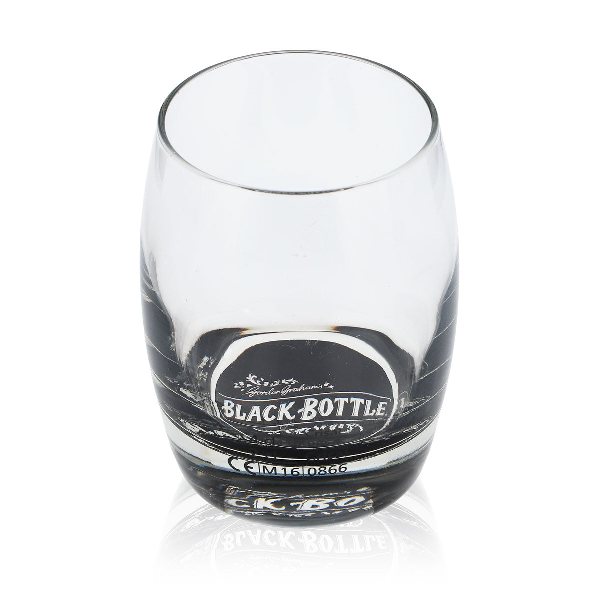 Szklanka do whisky Black Bottle 0,35 l Tumbler z czarnym dnem „Black Bottle” – Widok 4