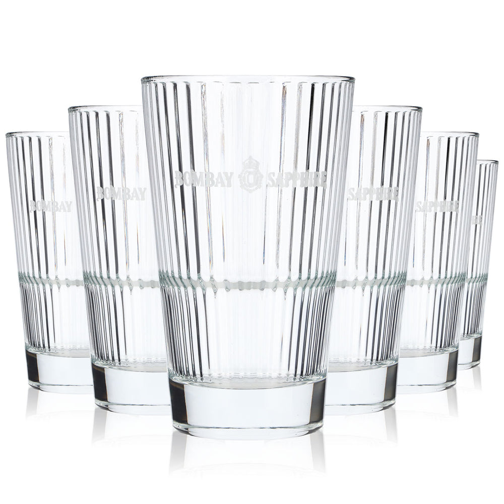 Bombay Gin Glass 0.4 Timeless Relief Longdrink Cocktail Tonic Goblet Glasses Bar