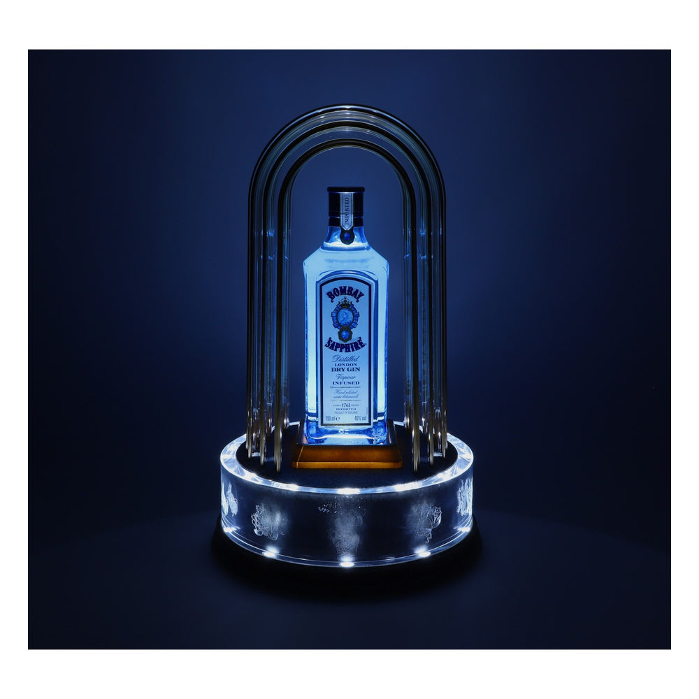 Bombay Sapphire Illuminated Glorifier – lampka na butelkę, neon LED