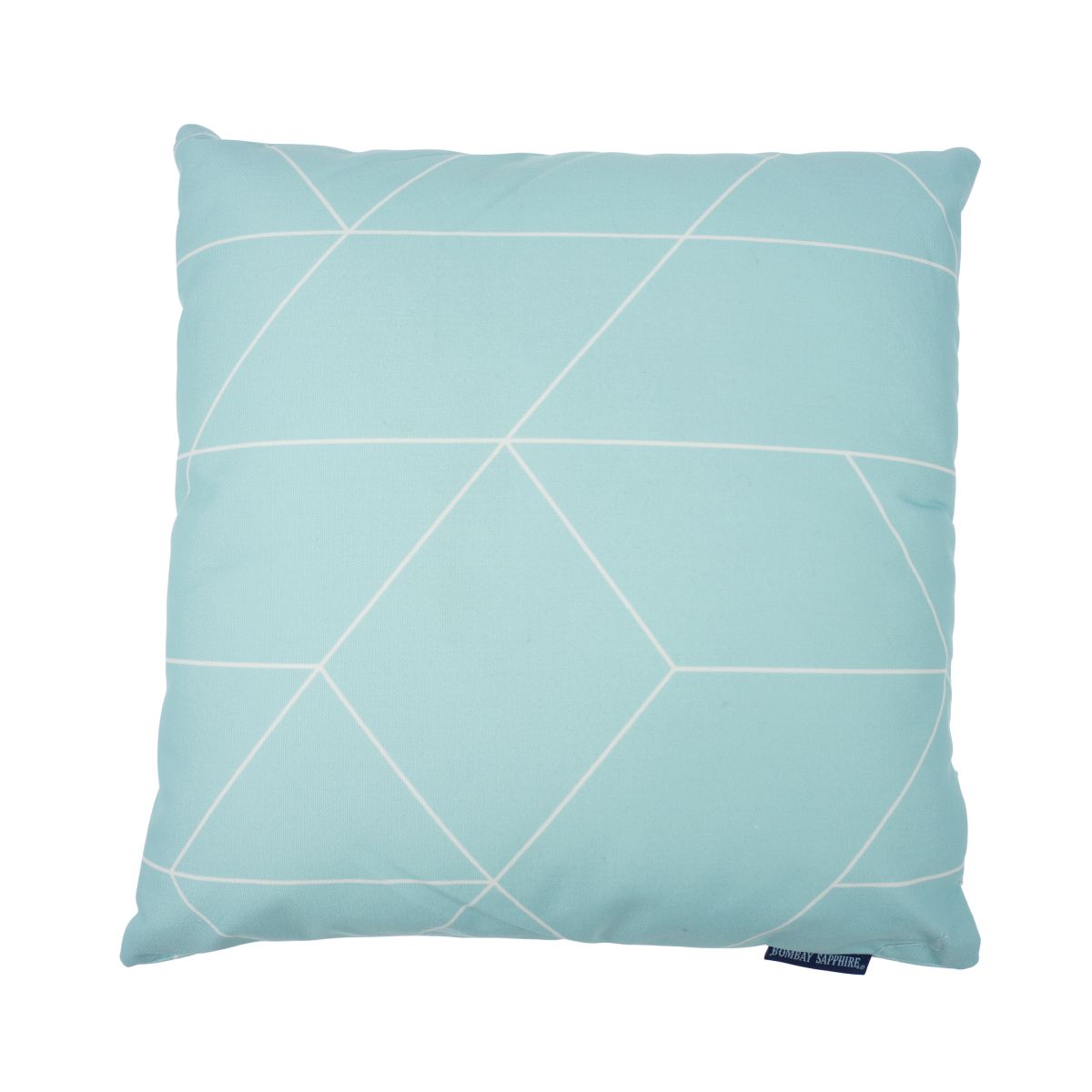 Bombay Sapphire Poduszka 40x40cm Odwracalna Poduszka Niebieska Jasna Sofa Zewnętrzna Lunge Deco