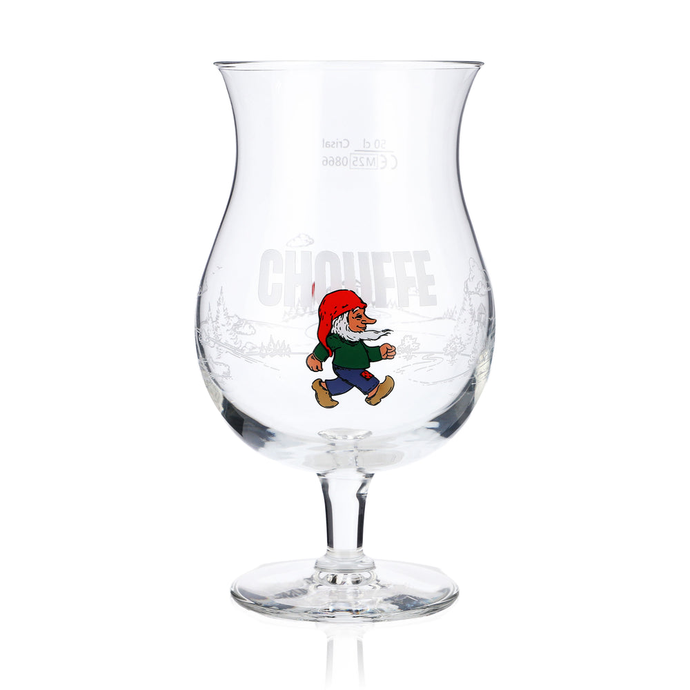 Brasserie D'Achouffe Szklanki do piwa Szklanki 0,5 l Kielich „Chouffe” biegnący krasnolud