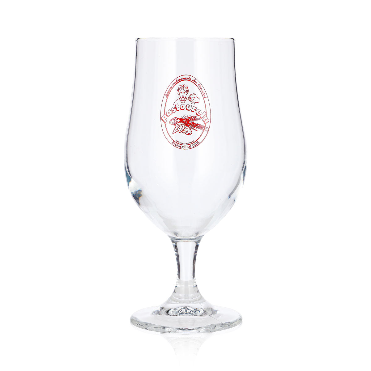 Szklanka do piwa Brasserie de l'Ecir 0,25 l, puchar „Pastourela”, czerwona, Cristal Glass Munique – Widok 2