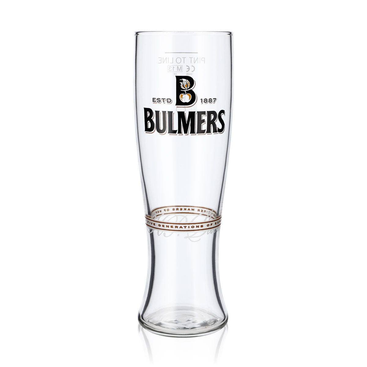 Szklanki Bulmers Cider 0,63 l Szklanki do cydru Szklanka typu pint Kubek „Pint to Line”