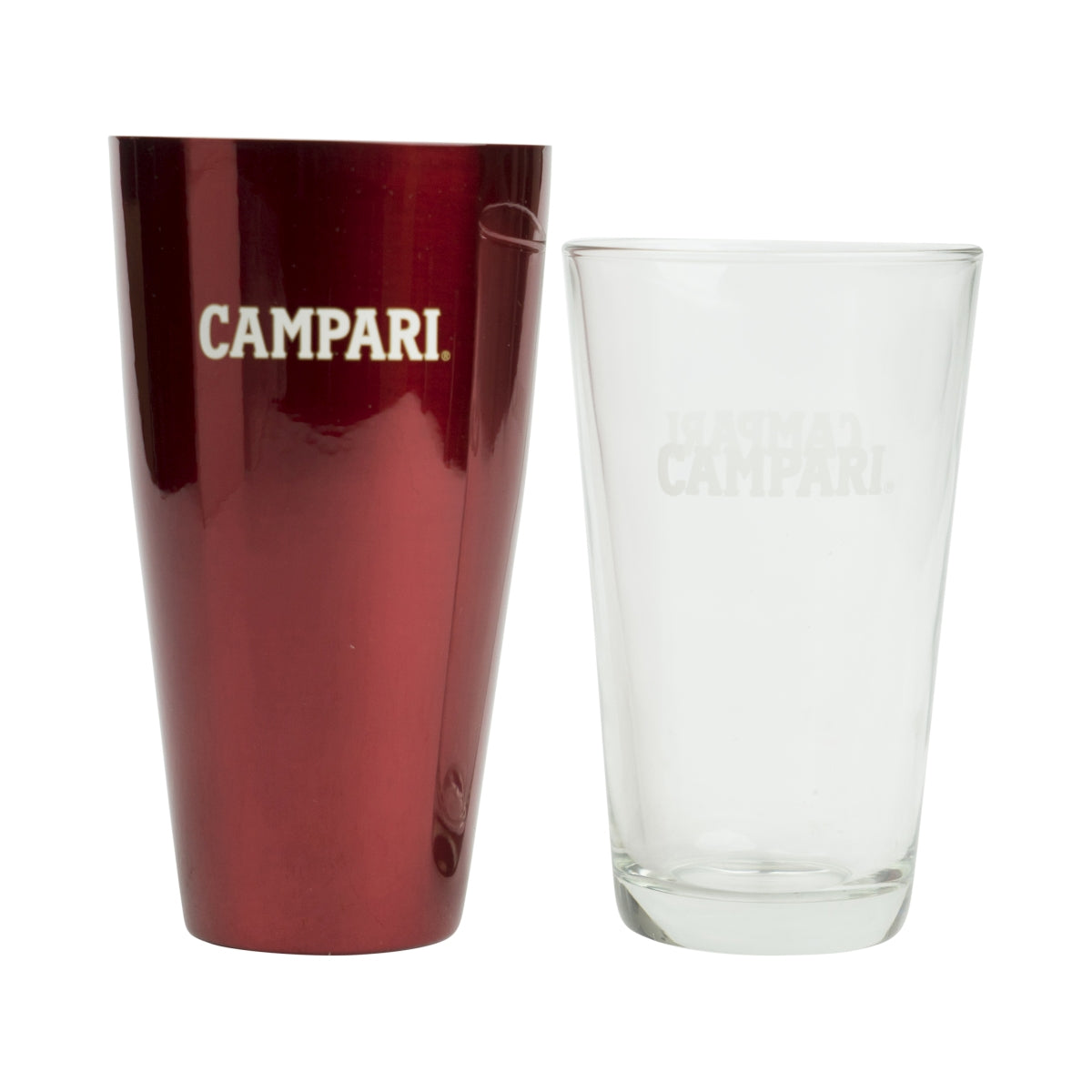 Campari Aperitif Boston Shaker czerwony mikser do koktajli Longdrink Logo – Widok 2