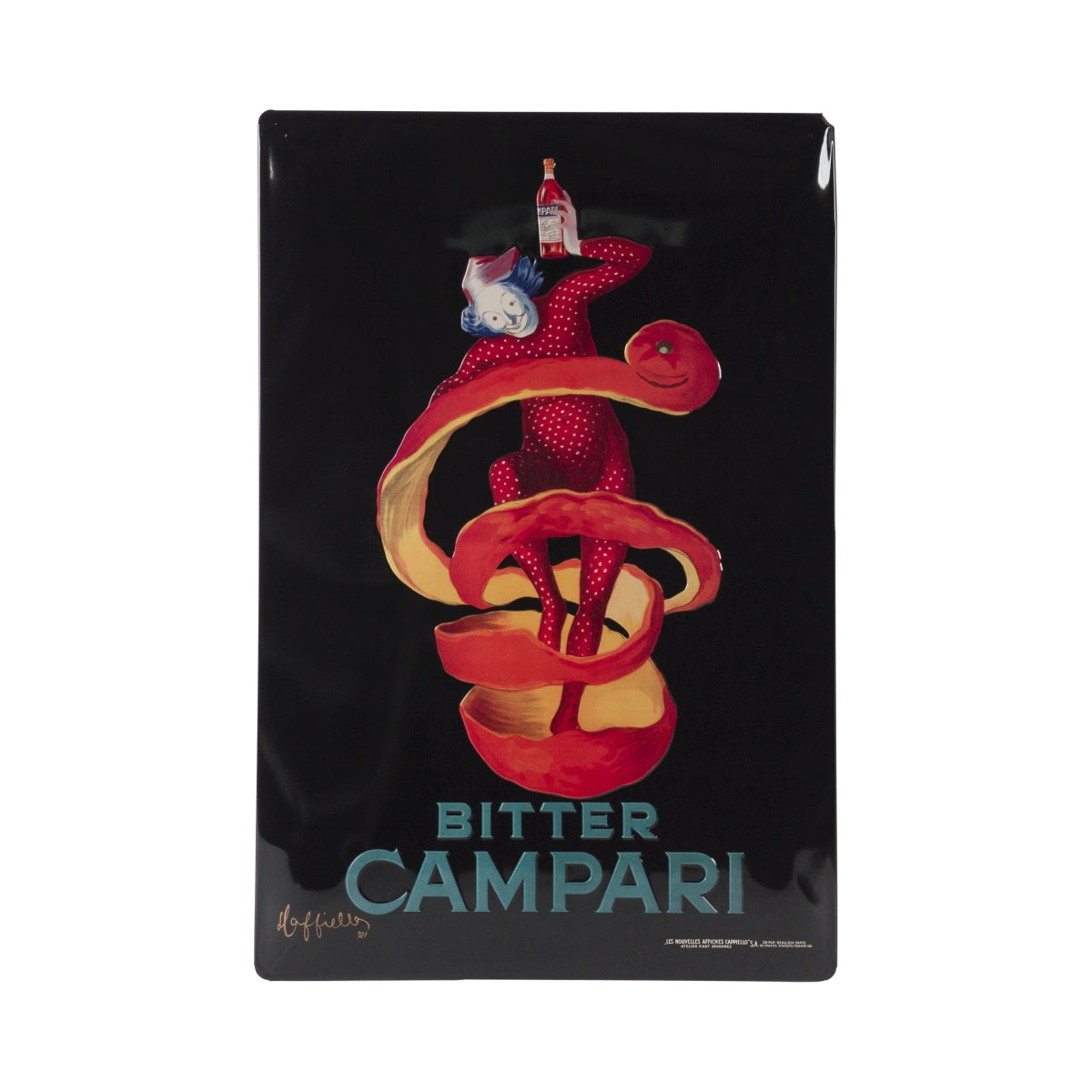 Campari blaszany znak vintage 60x40cm gorzki aperitif emaliowany znak dekoracja ścienna – Widok 3