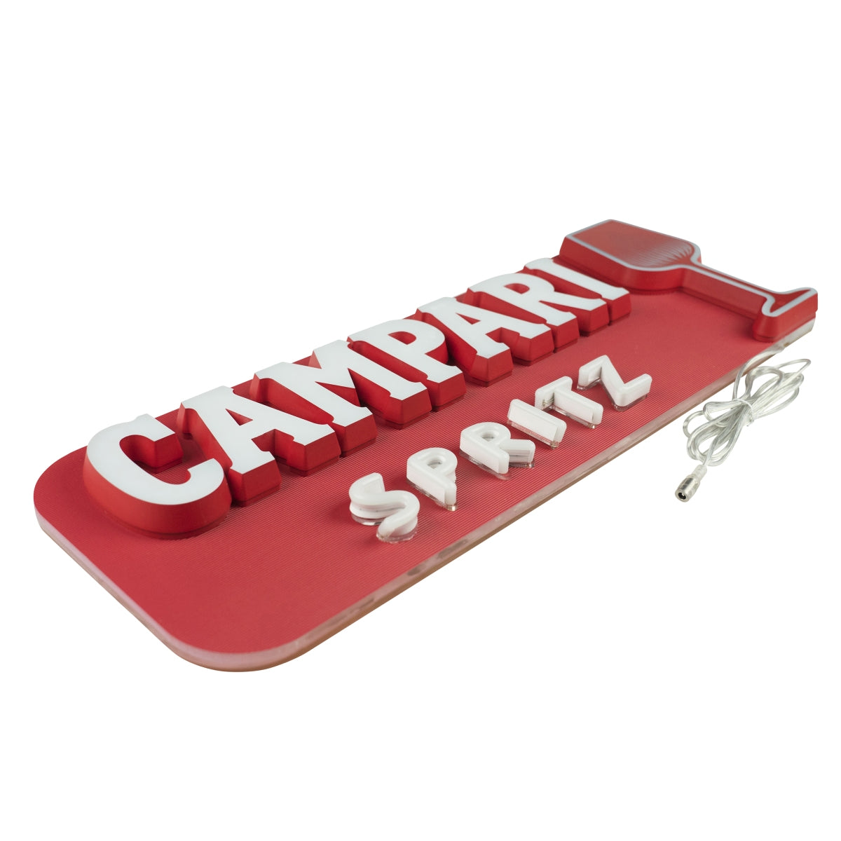 Campari neon znak LED znak ścienny 66x24x4cm dekoracja Aperol Spritz – Widok 4
