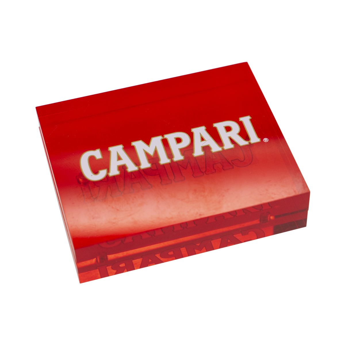 Campari Table Display Card Holder Red Magnetyczna dekoracja reklamowa