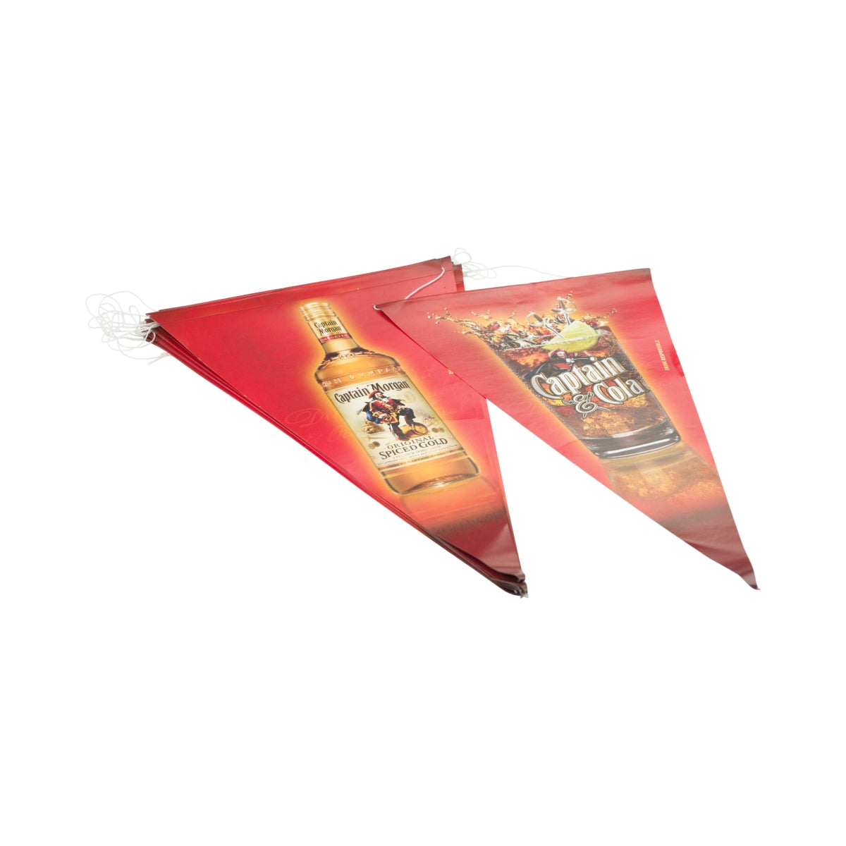 Tekturowa girlanda wisząca Captain Morgan Rum Paper Chain Pennant Flag Party Hanging Garland – Widok 3