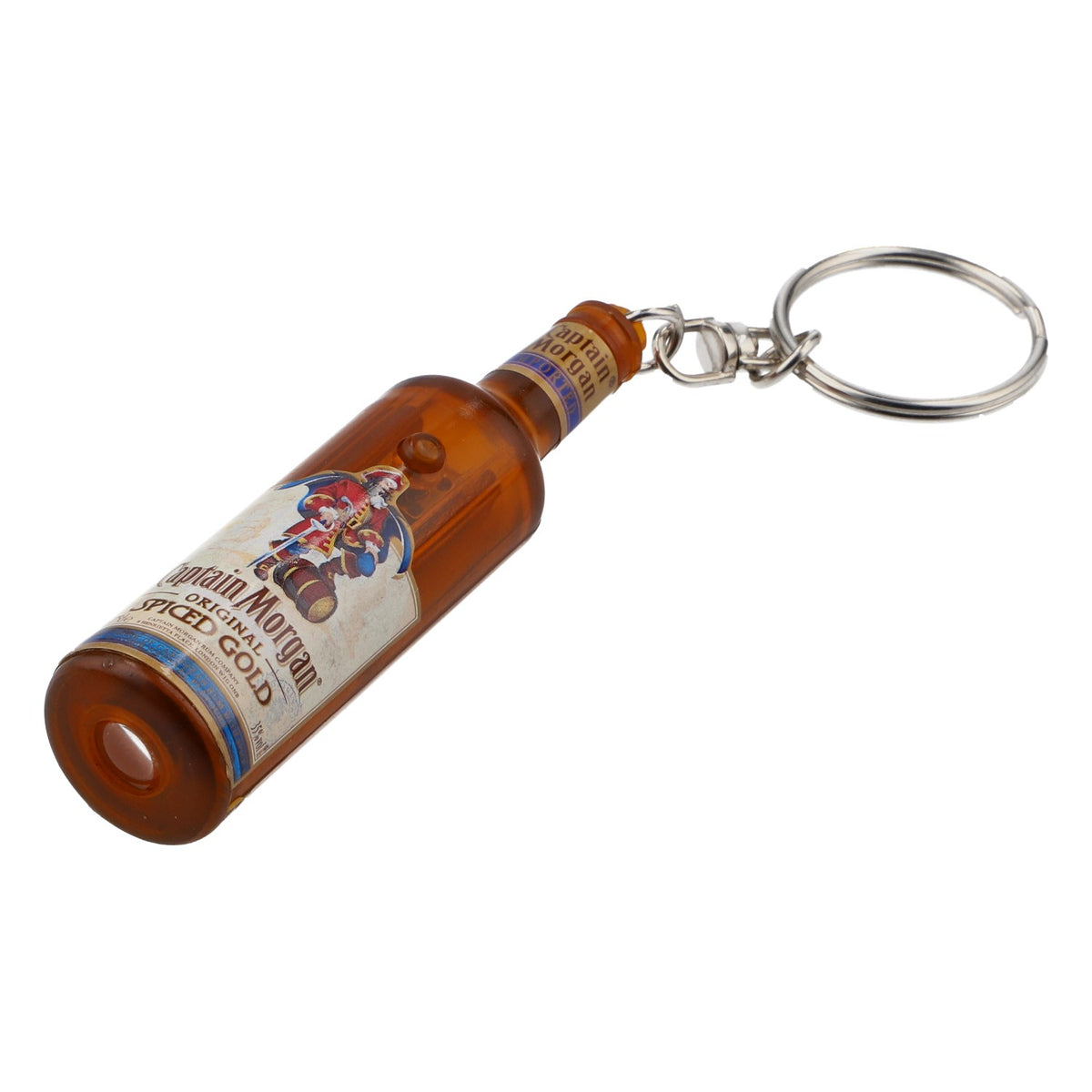 Breloczek do kluczy z rumem Captain Morgan z diodą LED, kolor Spiced Gold – Widok 2