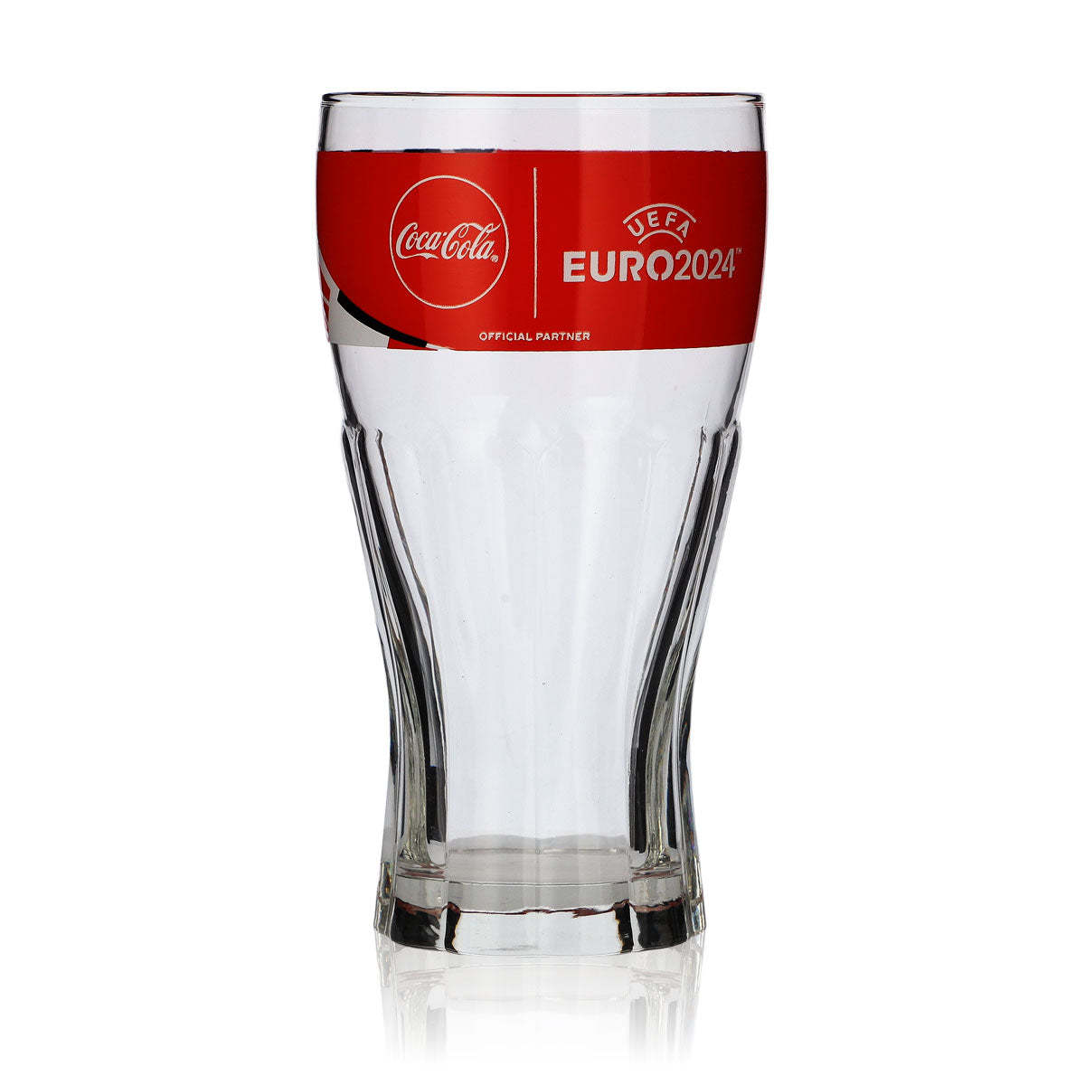Szklanka Coca Cola 0,36 l Willi Becher Konturglas EURO 2024 Piłka nożna Edycja specjalna 1 – Widok 2