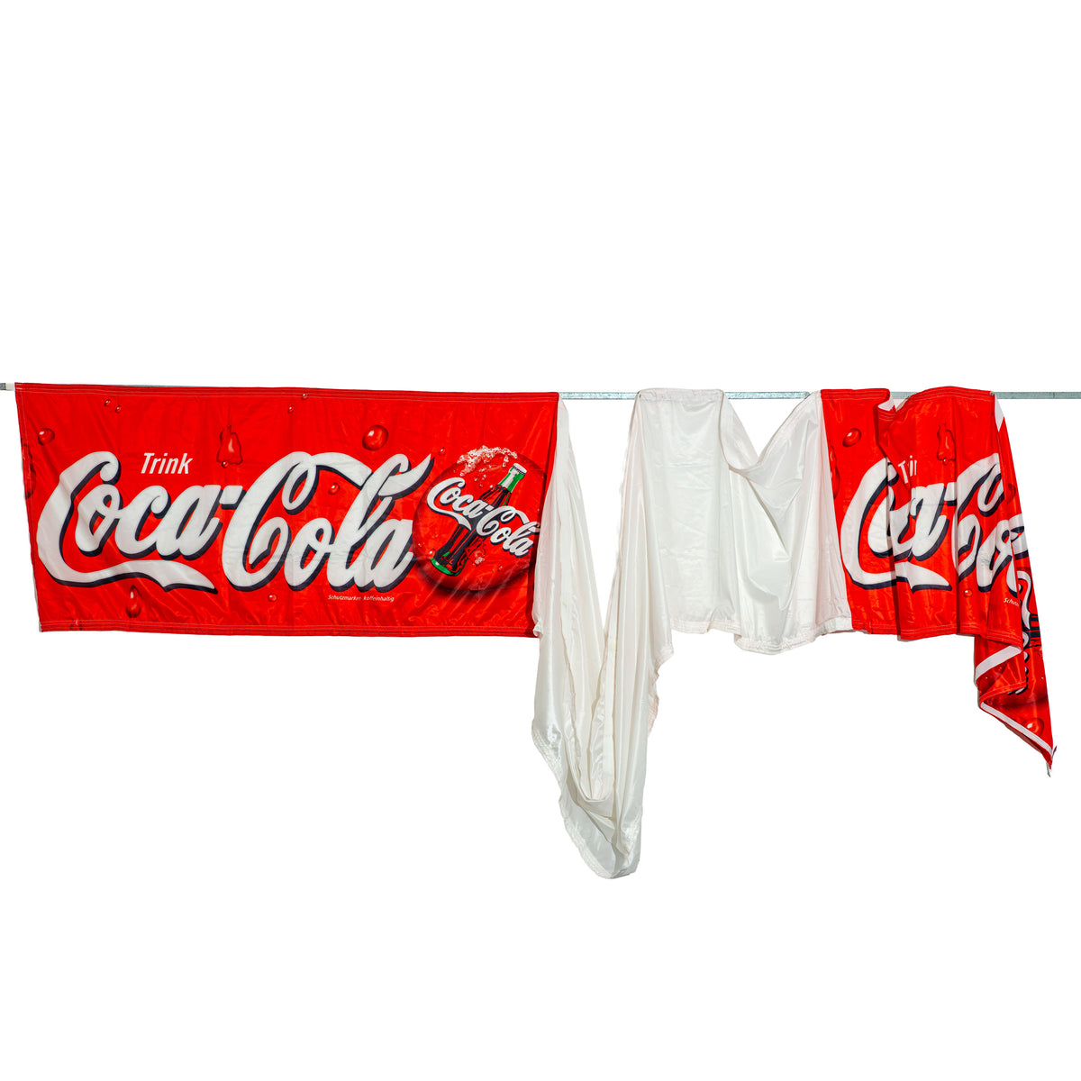Szklany baner z napojem Coca-Cola – flaga z poliestru
