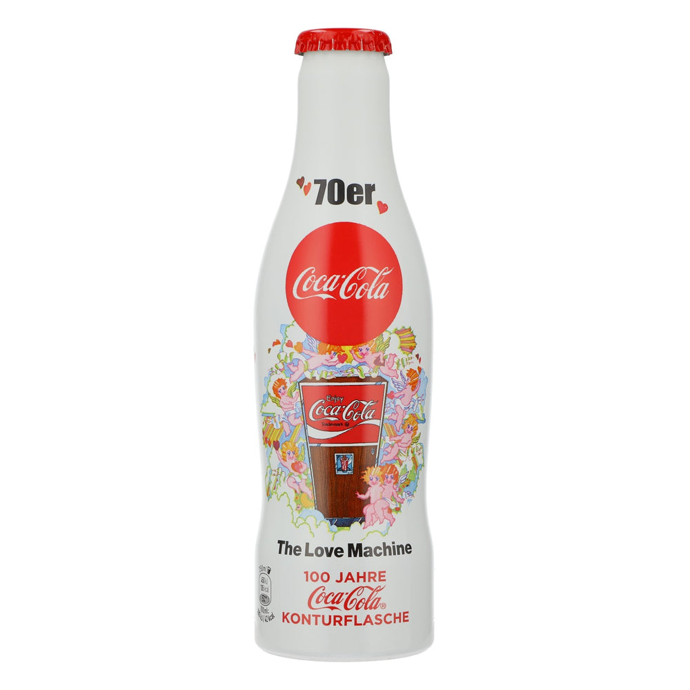 Butelka Coca Cola Softdrink Show z lat 70. Edycja kolekcjonerska 100 lat butelki dekoracyjnej