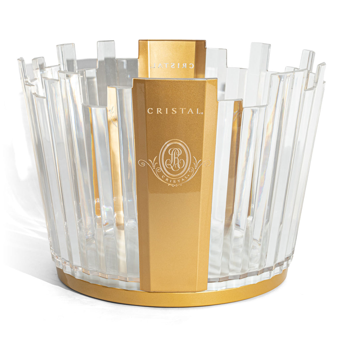 Cristal Schładzacz do szampana LED Luminous Ice Bowl Pojemnik na kostki lodu – Widok 3