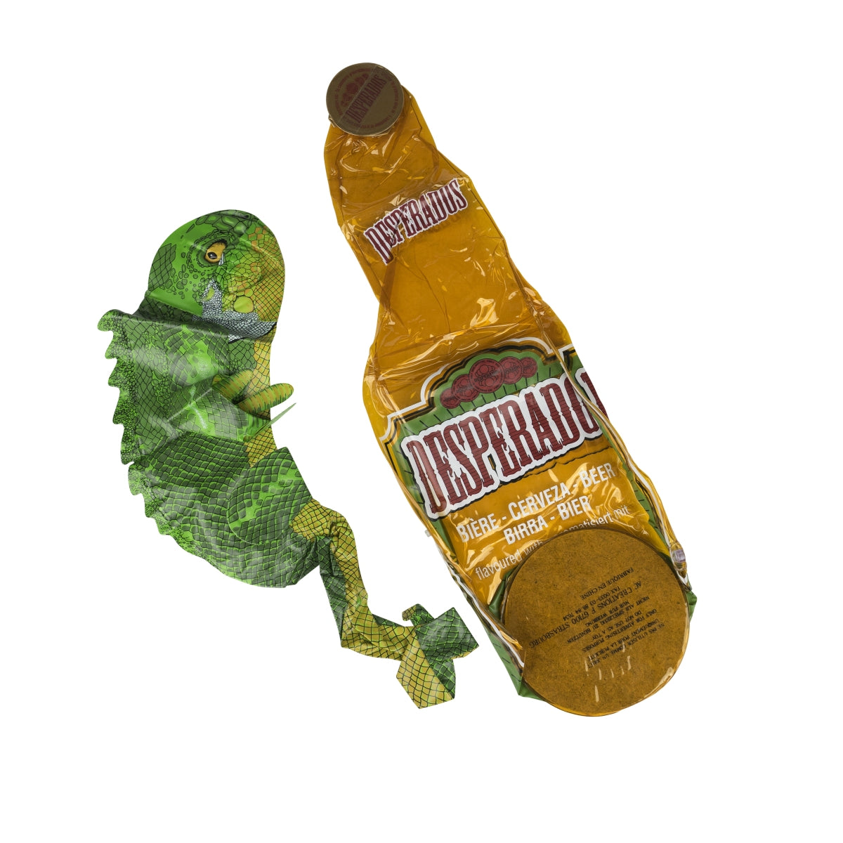 Desperados Deco Merch Set nadmuchiwana butelka (60 cm) + nadmuchiwana iguana – Widok 2
