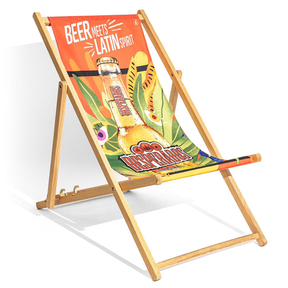 Desperados Leżak plażowy Składany fotel plażowy Bar plażowy Meble ogrodowe