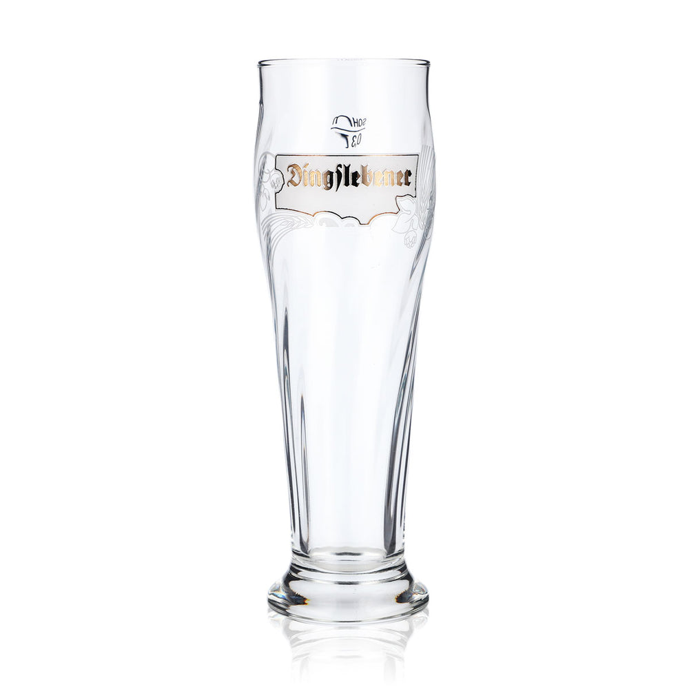 Szklanka do piwa Dingslebener Szklanka do piwa pszenicznego Szklanki do piwa 0,3 l Tulipan Relief wzdłużny