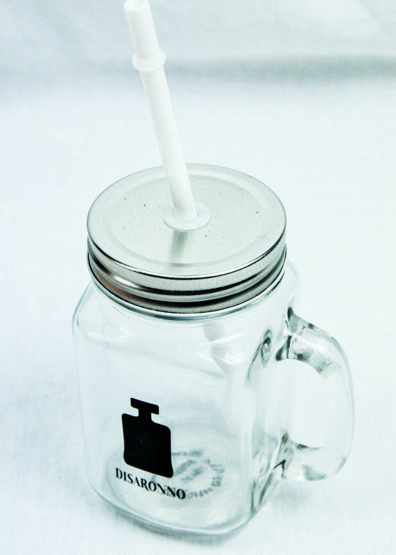Disaronno Amaretto Mason Jar Szklanka / szklanki Szklanka do likieru z pokrywką – Widok 3