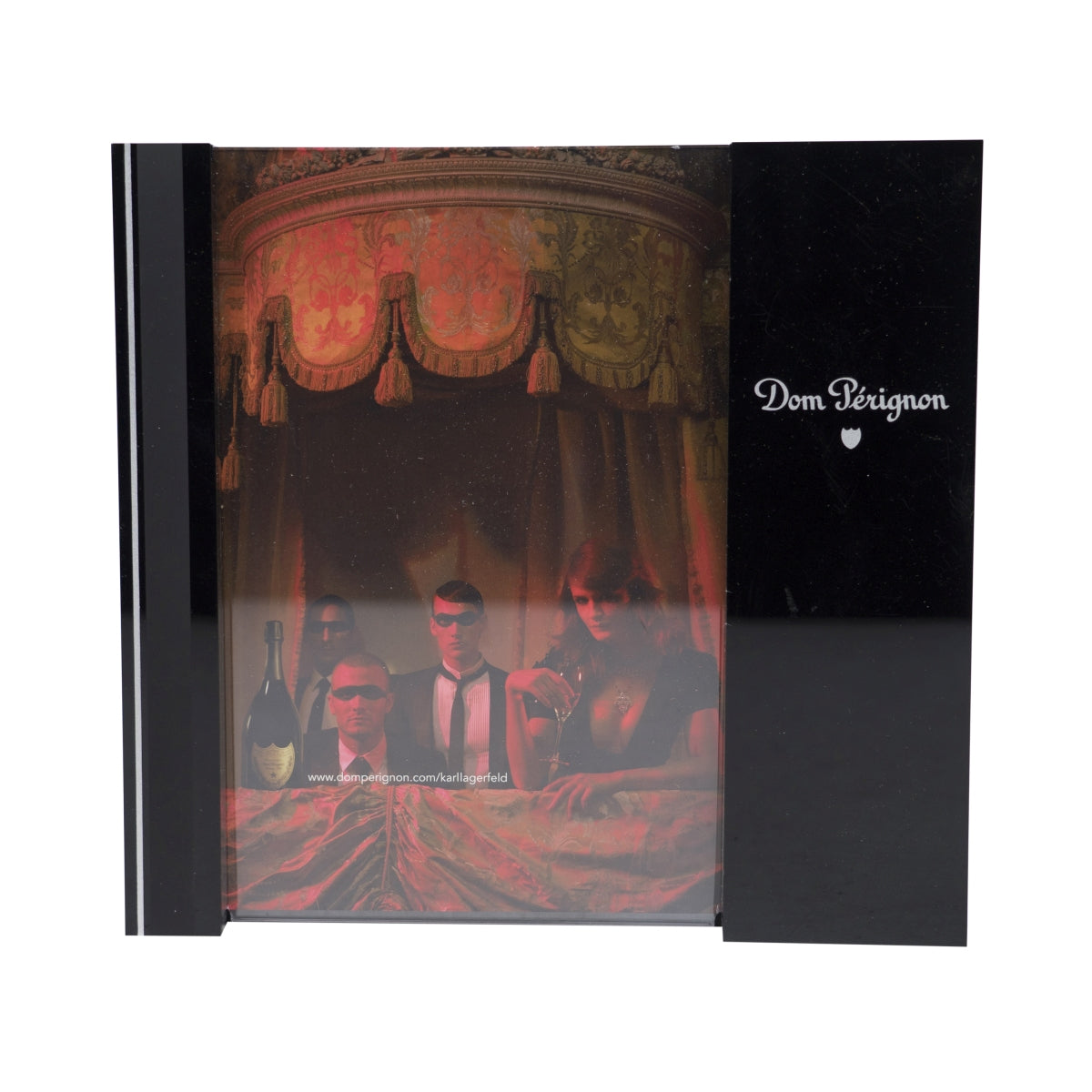 Dom Perignon Champagne Visual Holder 25x26 Karl Lagerfeld Motif Display Decoration