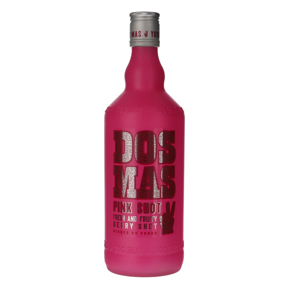 Dos Mas Likör Dekoflasche 0,7 l różowa LEER Showbottle Butelka wystawowa