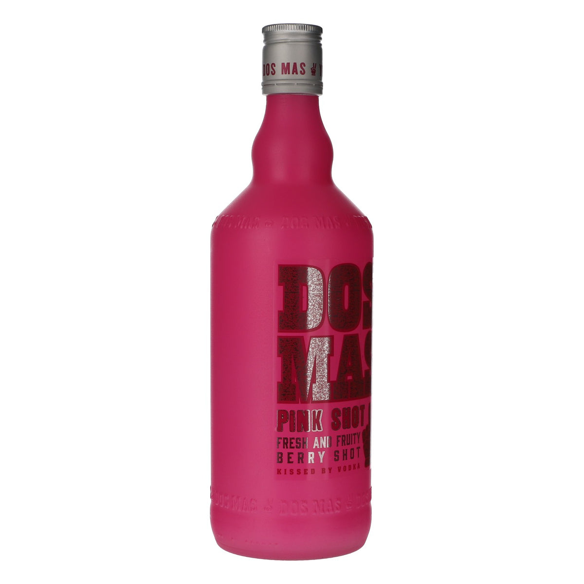 Dos Mas Likör Dekoflasche 0,7 l różowa LEER Showbottle Butelka wystawowa – Widok 2