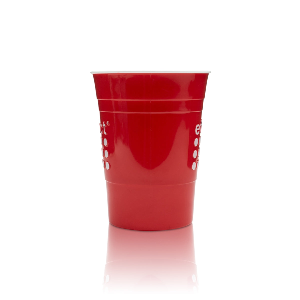 12x kubek Effect 0,3 l wielokrotnego użytku Red Cup plastikowe szklanki Beer Pong szklanka plastikowa – Widok 4