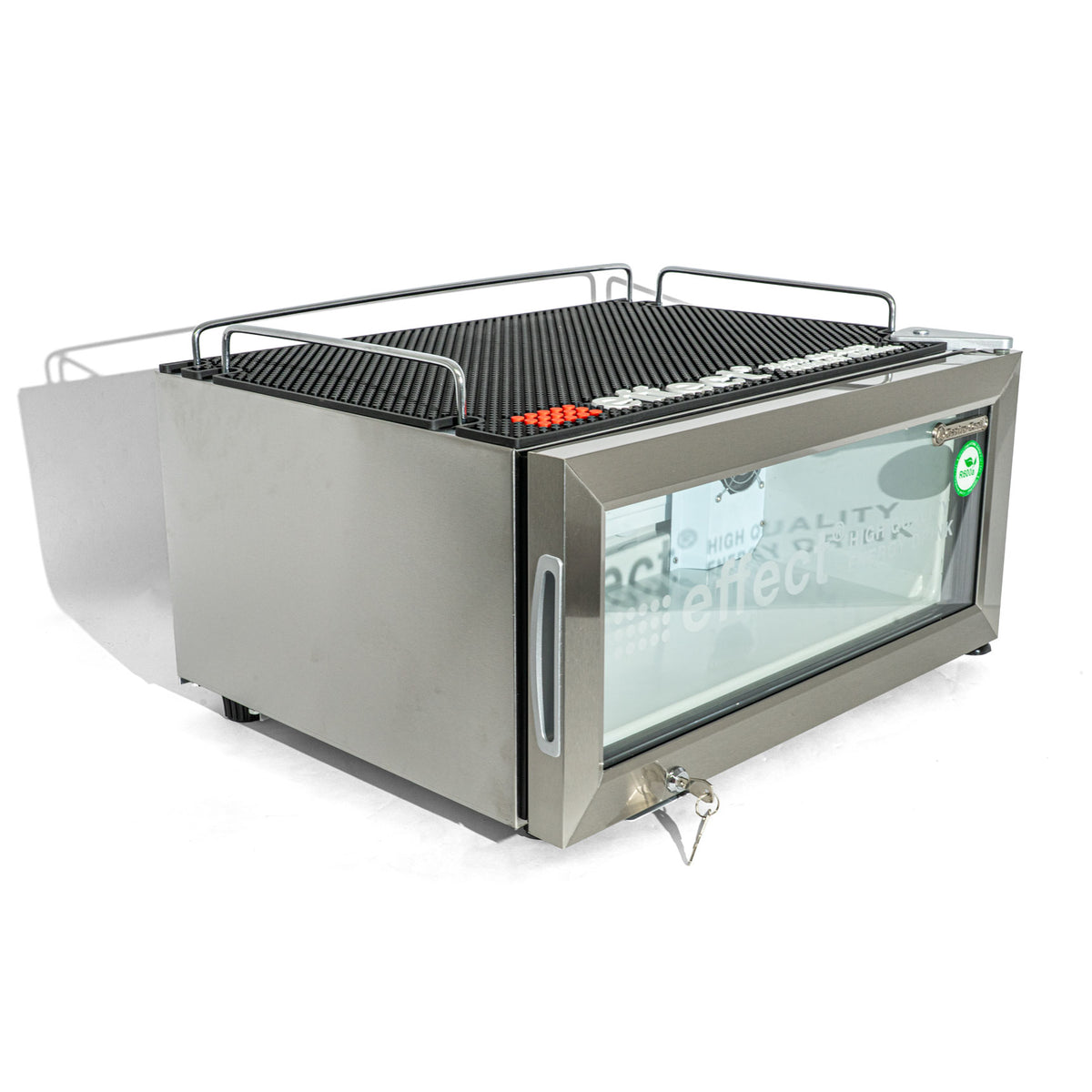 Effect Energy Lodówka Mini Fridge Lodówka ze szklanymi drzwiami 30x60x48cm Mini Cooler – Widok 6