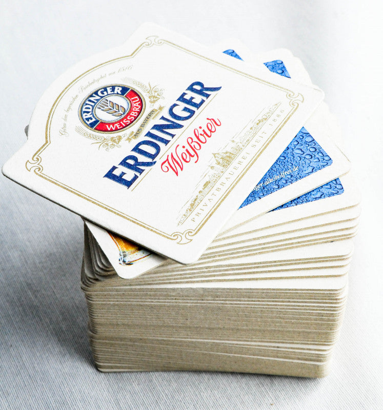 Piwo bezalkoholowe Erdinger Weißbier i zestaw 50 podkładek pod piwo – oryginalny – Widok 2