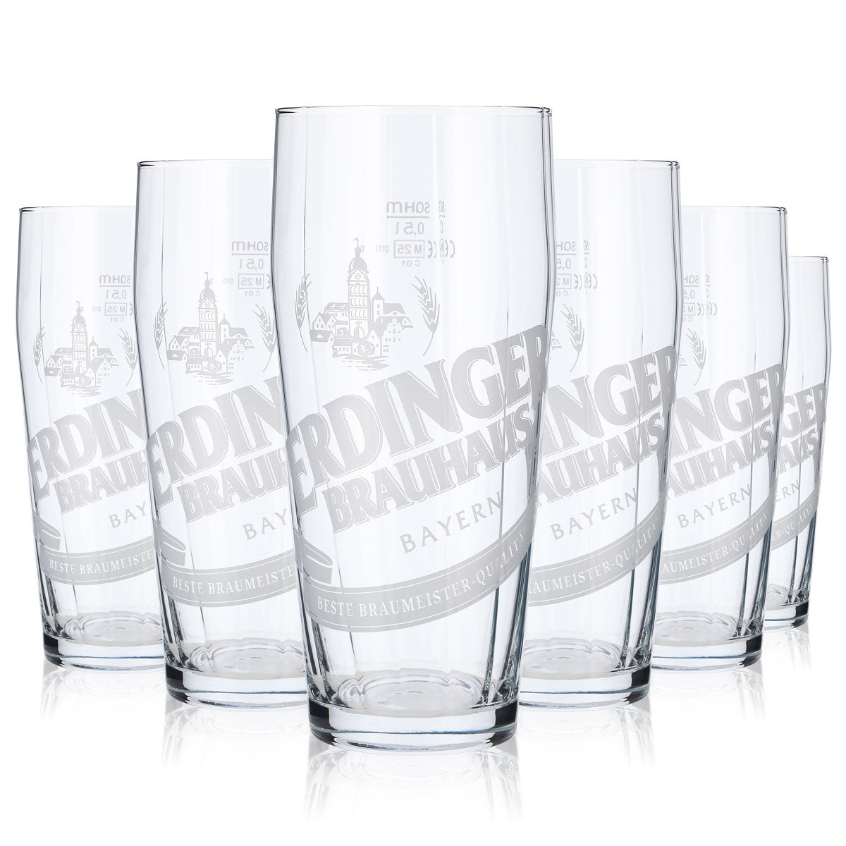 6x szklanka Erdinger 0,5 l piwo browarniane Willibecher kubek szklanki szklanka do piwa Weissbräu – Widok 5