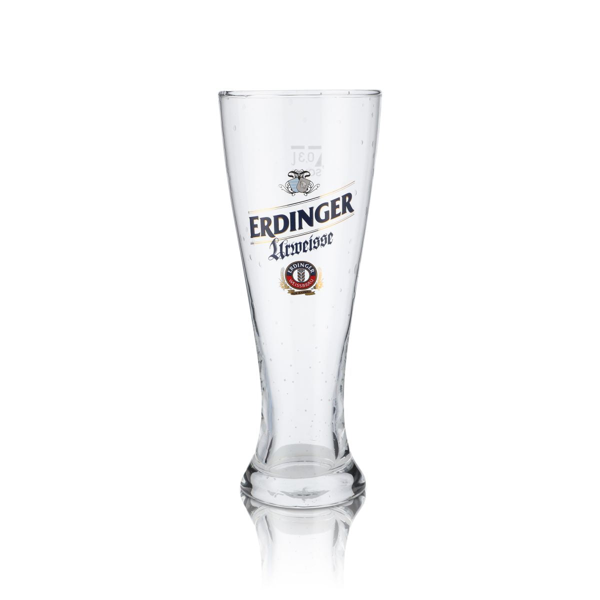 6x szklanka Erdinger 0,3 l Urweisse Szklanka do piwa pszenicznego Efekt perłowy Ręcznie wykonana Hefeweizen – Widok 4