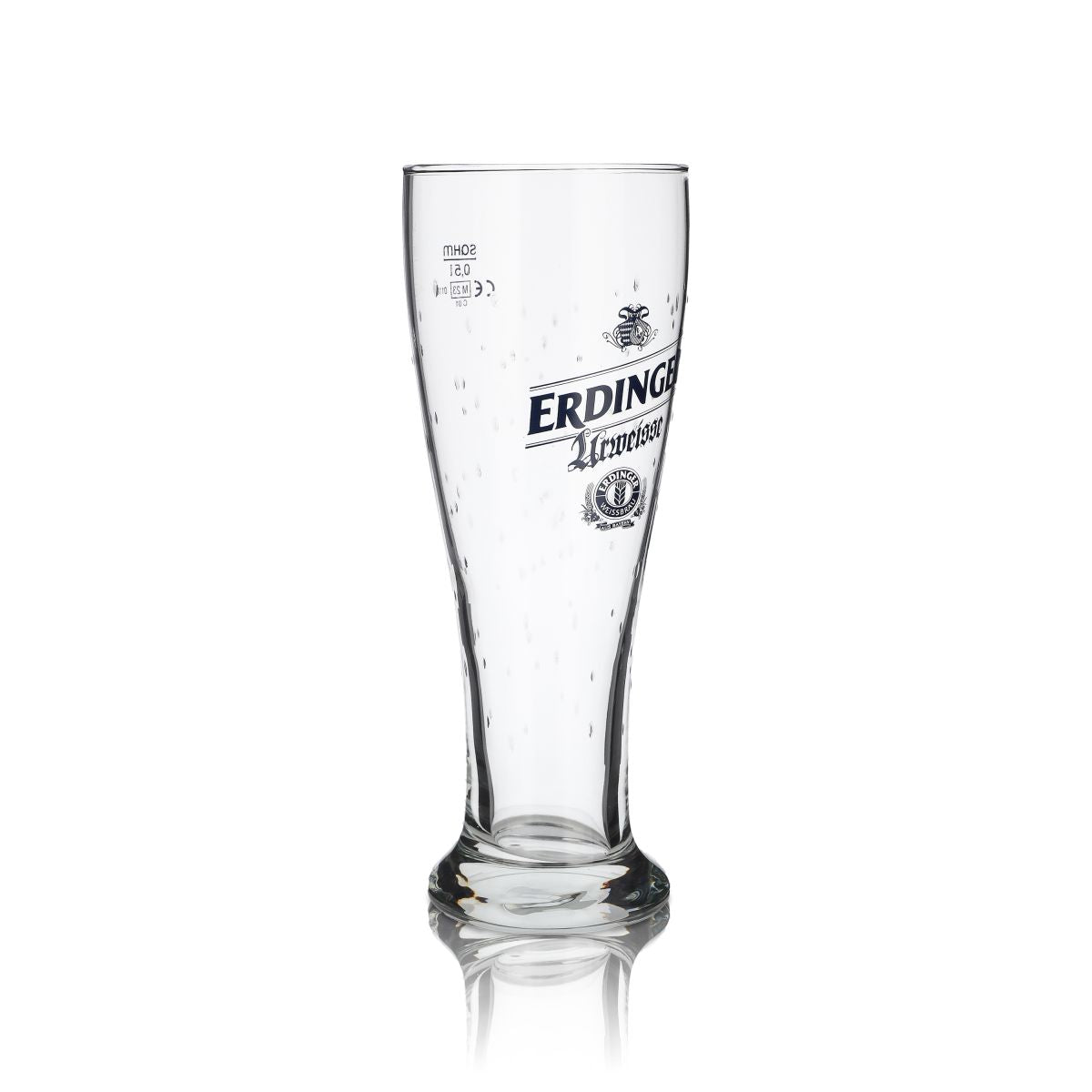 6x Erdinger Urweisse Szklanka 0,5 l Szklanka do piwa pszenicznego Hefeweizen Szklanki z motywem kropli – Widok 3