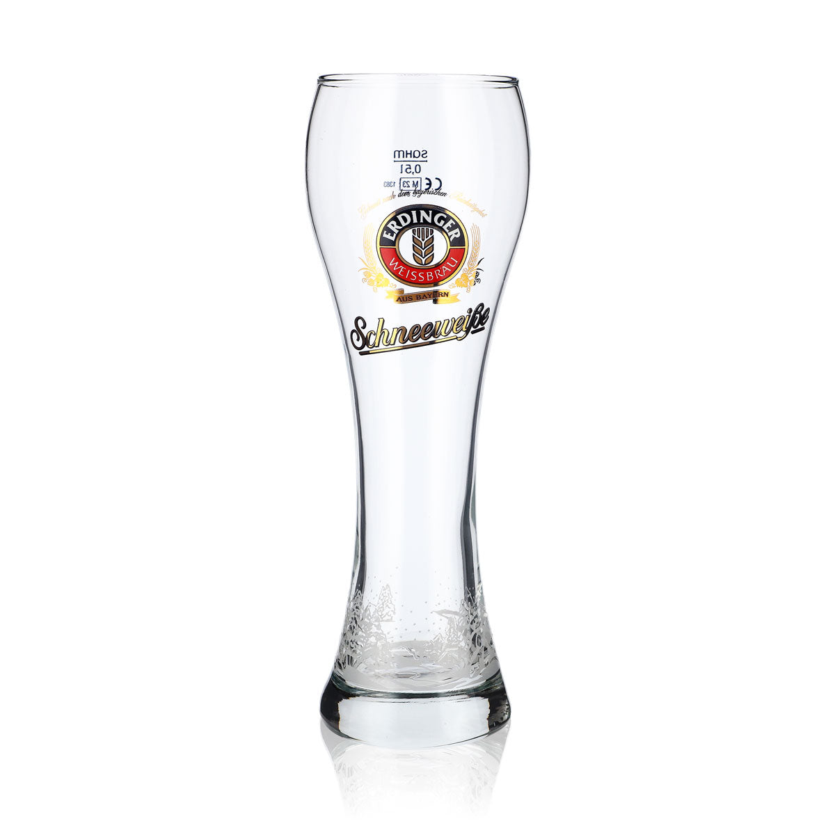 Kieliszek do piwa Erdinger Weissbräu 0,5 l Kieliszki do piwa Kieliszek do piwa pszenicznego „Schneeweiße”