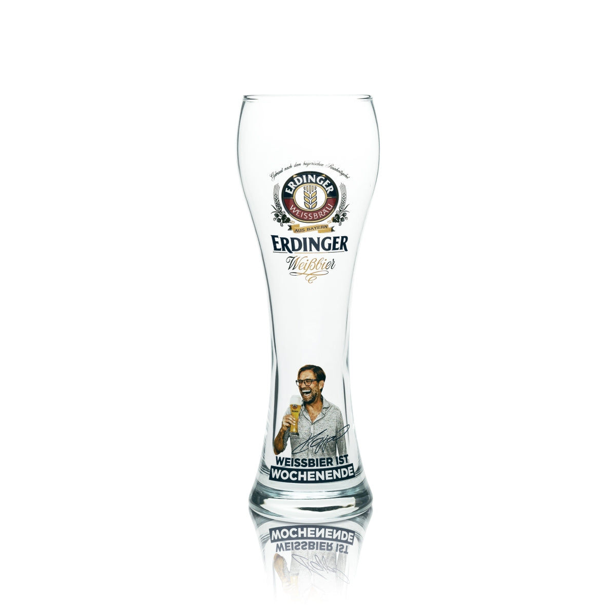 Szklanka do piwa Erdinger Weißbräu 0,5l Jürgen Klopp Fan Edition Liverpool Hefe Weizen