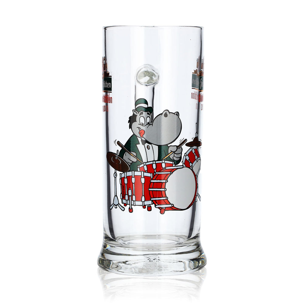 Szklanka do piwa Feldschlösschen 0,3 l – kufel jubileuszowy „Seidel 2010” z serii Dixieland